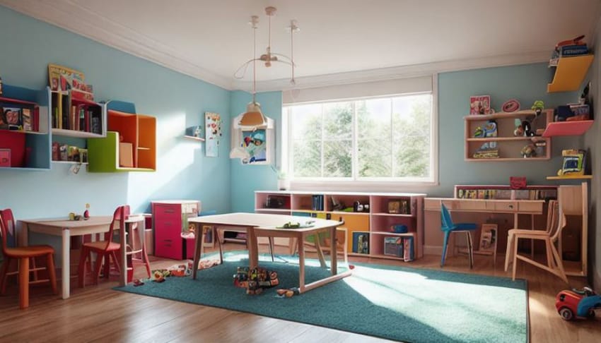如何將孩子的書房融入臥室:7種有趣的方式