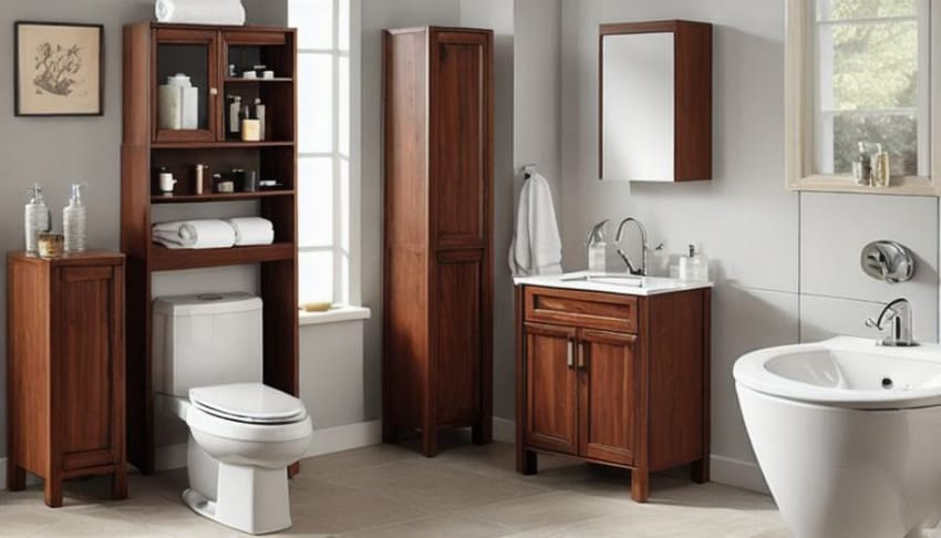 小浴室中融入儲物櫃的六種簡單方法