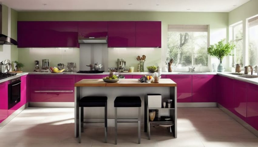 10個時尚的廚櫃色彩方案