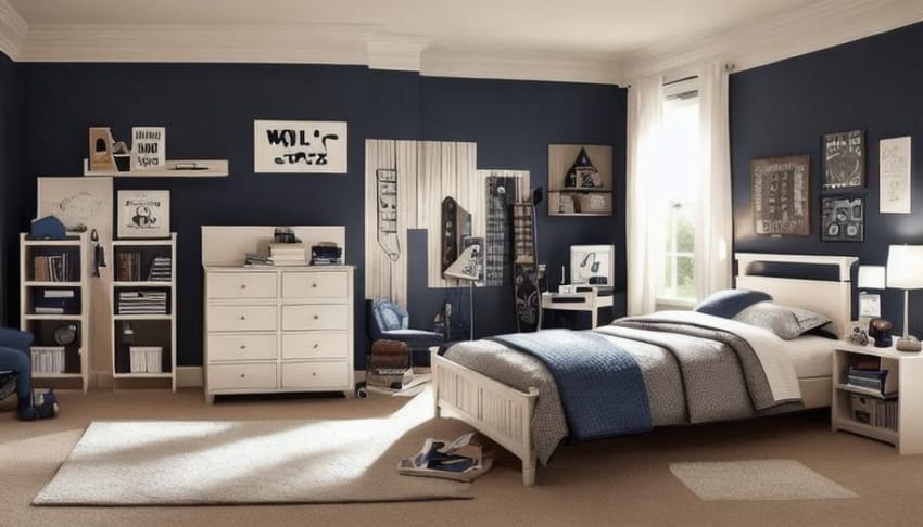 時尚典雅:男孩房間裝飾的家居設計點子