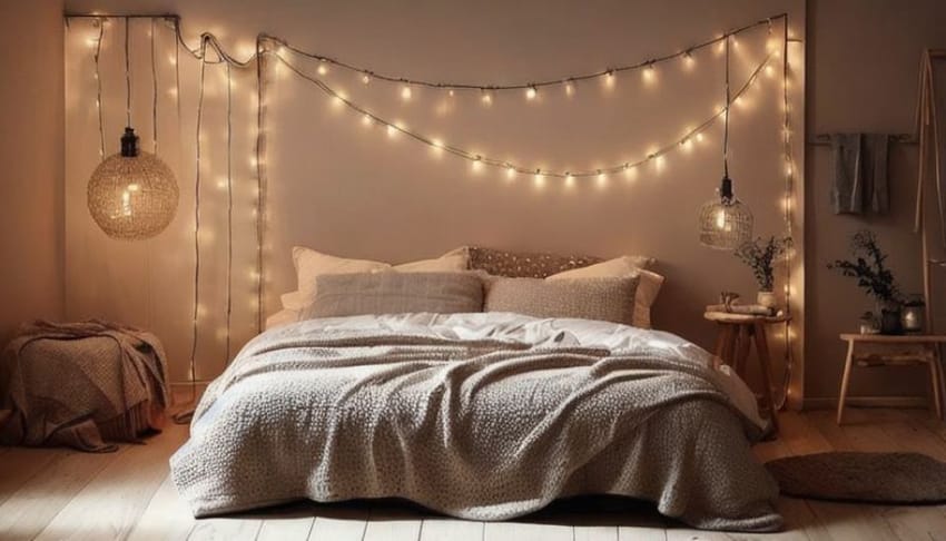 打造臥室仙境的燈光裝飾靈感