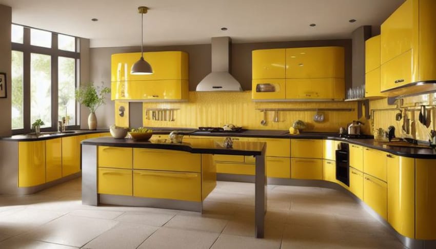 家居裝潢中不可或缺的黃色廚房設計